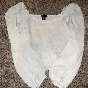 Sincerely Jules White Puff Sleeve Blouse